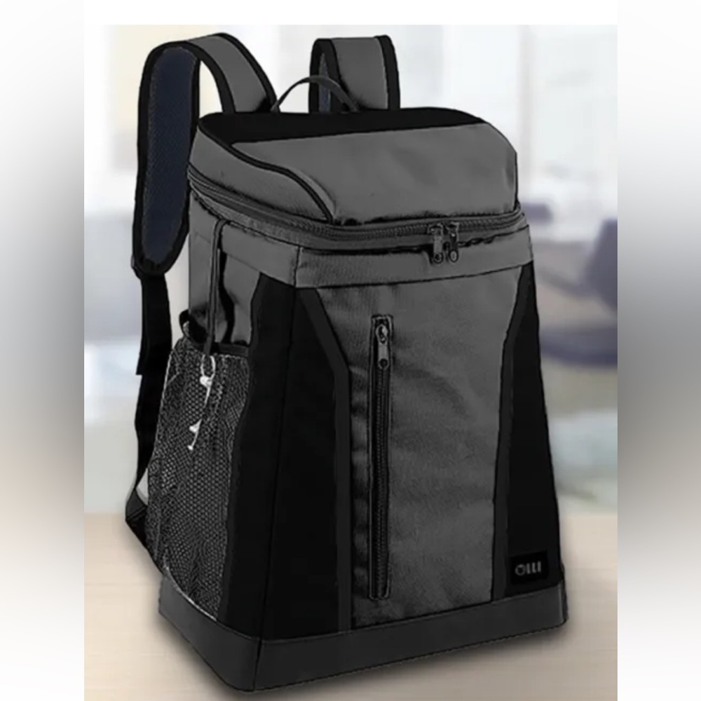 New Olli  Black Backpack Cooler